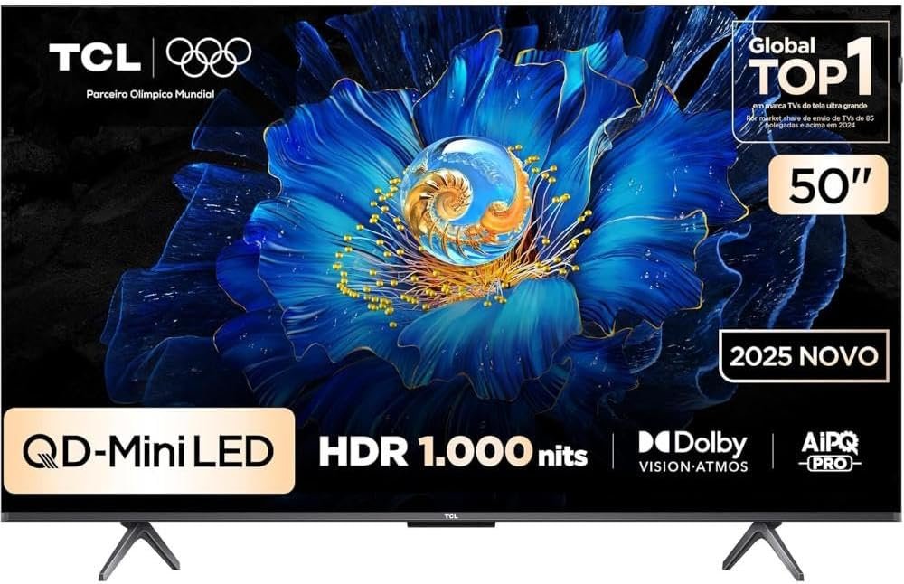 61KUufBRzRL._AC_SL1000_ A Melhor TV Mini LED Barata de 50” em 2026? Veja o Modelo Certo!